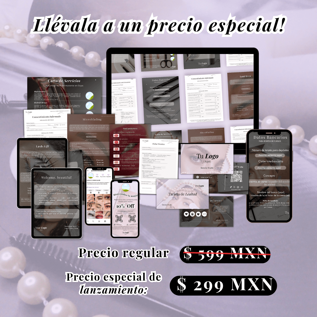 ✨ PAPELERÍA DIGITAL PARA ARTISTAS DE BELLEZA ✨ - Image 1