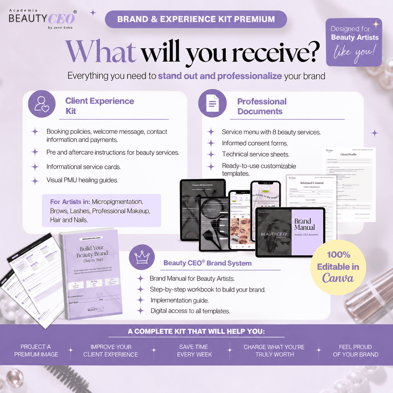 Premium Brand & Client Experience Kit for Beauty Artists - Image 1